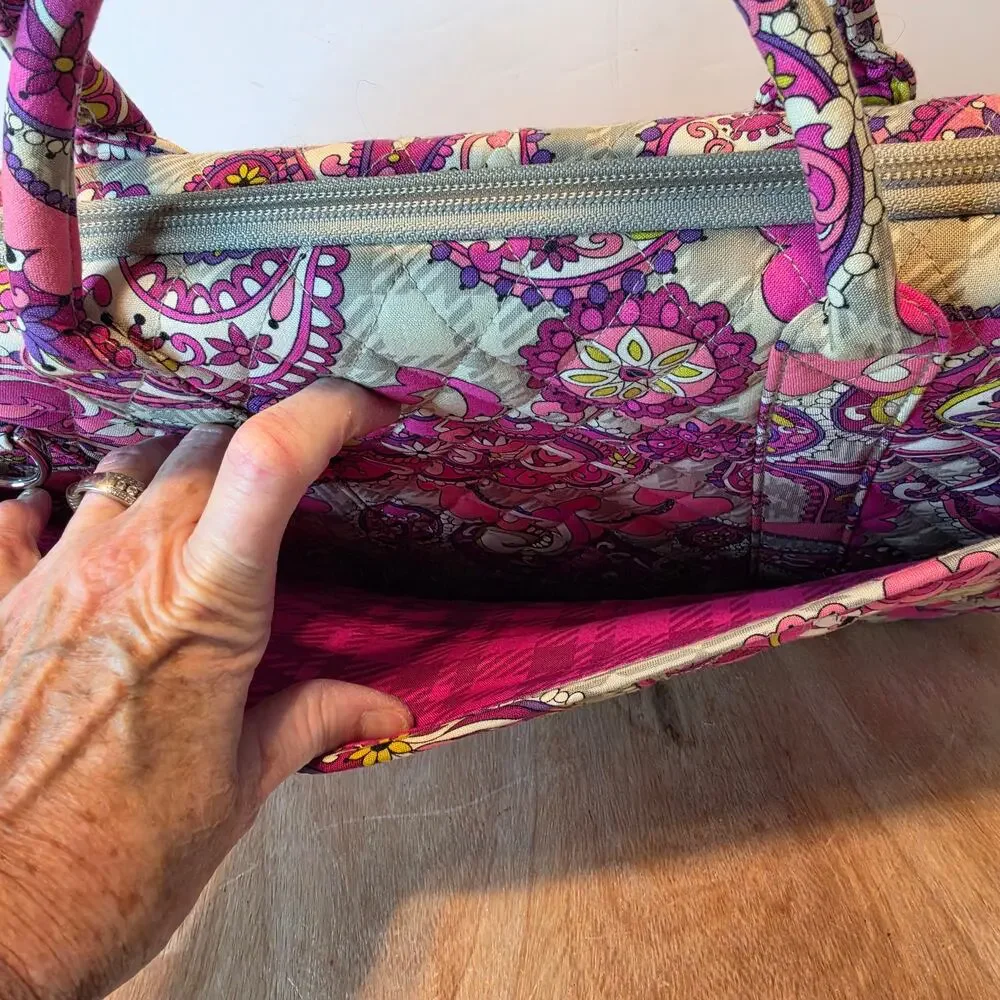 Vera Bradley quilted hard-shell laptop case 